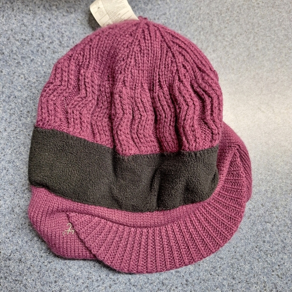 Carhartt "Purple" Knit  Brim Casual Beanie, One Size, RN#14806, WA027 BGP - Picture 9 of 9